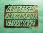 (&amp;sect;) Disc .70&amp;cent; Off - Dollhouse Brass House Alphabets