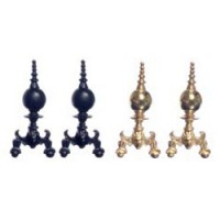 Dollhouse Georgian Andirons