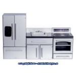 3 pc Modern Dollhouse Appliance Set