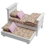 Dollhouse Double Trundle Bed- Choice of Finish -