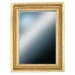 Gold Rectangular Dollhouse Mirror