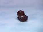 Dollhouse Cradle with Tiny Heart Cut Out