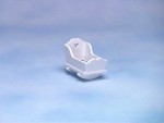 Dollhouse Cradle with Tiny Heart Cut Out