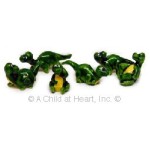 (&amp;sect;) Disc .60&amp;cent; Off - 6 Dollhouse Ceramic Dinos