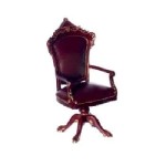 Fancy Dollhouse Victorian Desk Chair by Bespaq