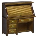 Dollhouse Small Roll Top Desk - Walnut