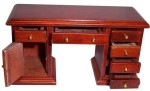 Dollhouse Walnut Library Desk