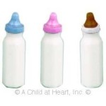 (*) 1 pc Dollhouse Baby Bottle- Choice of Styles -