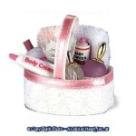 (*) Dollhouse Filled Bath Basket