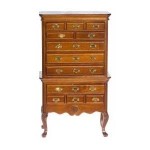 Dollhouse Walnut Highboy