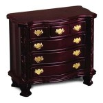 ( ) Disc. $2 Off - Dollhouse Mahogany Dresser Chest