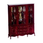Dollhouse Mahogany Dining Room by Bespaq