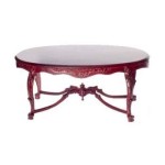 Dollhouse Mahogany Dining Room by Bespaq