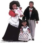 (&amp;sect;) Sale $14 Off - Victorian African American Doll Family
