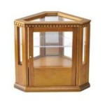 Dollhouse Mirrored Corner Display Case- Choice of Finish -