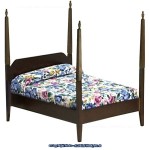 Dollhouse Pencil Post Bedroom