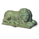(&amp;sect;) Disc $3 Off - Pair of Dollhouse Crossed Paw Lions