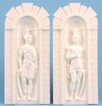 Dollhouse 2 pc Roman Soldier Niche