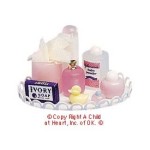 (*) Dollhouse Nursery Tray - Pink