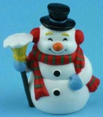 (*) Dollhouse Frosty Snowman (Resin)