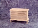 Dollhouse Assembled Unfinished Four Drawer Dresser