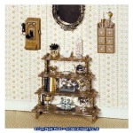 (*) Dollhouse What Not Stand (Kit)