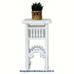 Dollhouse Plant Stand w/ Plant (Kit)- Choice of Color -