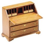 Dollhouse Chippendale Drop-Front Desk (Kit)