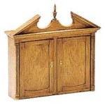 Dollhouse Chippendale Secretary Top (Kit)