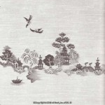 (&amp;sect;) Sale .70&amp;cent; Off - Dollhouse China Grove Mural- Choice of Color -