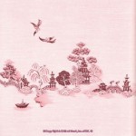 (&amp;sect;) Sale .70&amp;cent; Off - Dollhouse China Grove Mural- Choice of Color -