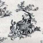 (&amp;sect;) Disc 50% Off - 3 Shts  French Toile Wallpaper- Choice of Color -