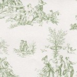 (&amp;sect;) Disc 50% Off - 3 Shts  French Toile Wallpaper- Choice of Color -