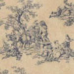 (&amp;sect;) Disc 50% Off - 3 Shts  French Toile Wallpaper- Choice of Color -