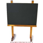 Dollhouse Rolling Chalk Board Easel