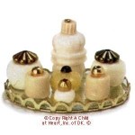 (*) Dollhouse Perfume Tray- Choice Of Color -