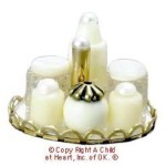 (*) Dollhouse Perfume Tray- Choice Of Color -