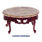 Dollhouse Marble Top Coffee Table