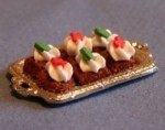 Dollhouse Holiday Brownie Platter