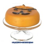 Dollhouse Jack-O-Lantern Cake on Stand