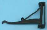 (*) Dollhouse Black Fireplace Crane