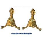 Dollhouse Egyptian Andirons