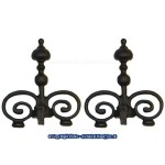Dollhouse Victorian Andirons