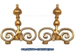 Dollhouse Victorian Andirons