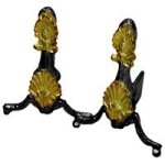 Dollhouse Fan-Shaped Andirons