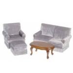 Dollhouse Gray Modern Den Furniture