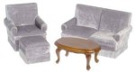 Dollhouse Gray Modern Den Furniture