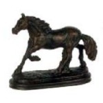 Dollhouse Miniature Brass or Bronzed Statue- Choice of Style -