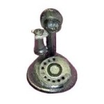 (*) Dollhouse Candlestick Phone with Dial