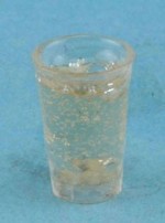 (*) Dollhouse Filled Water Glass